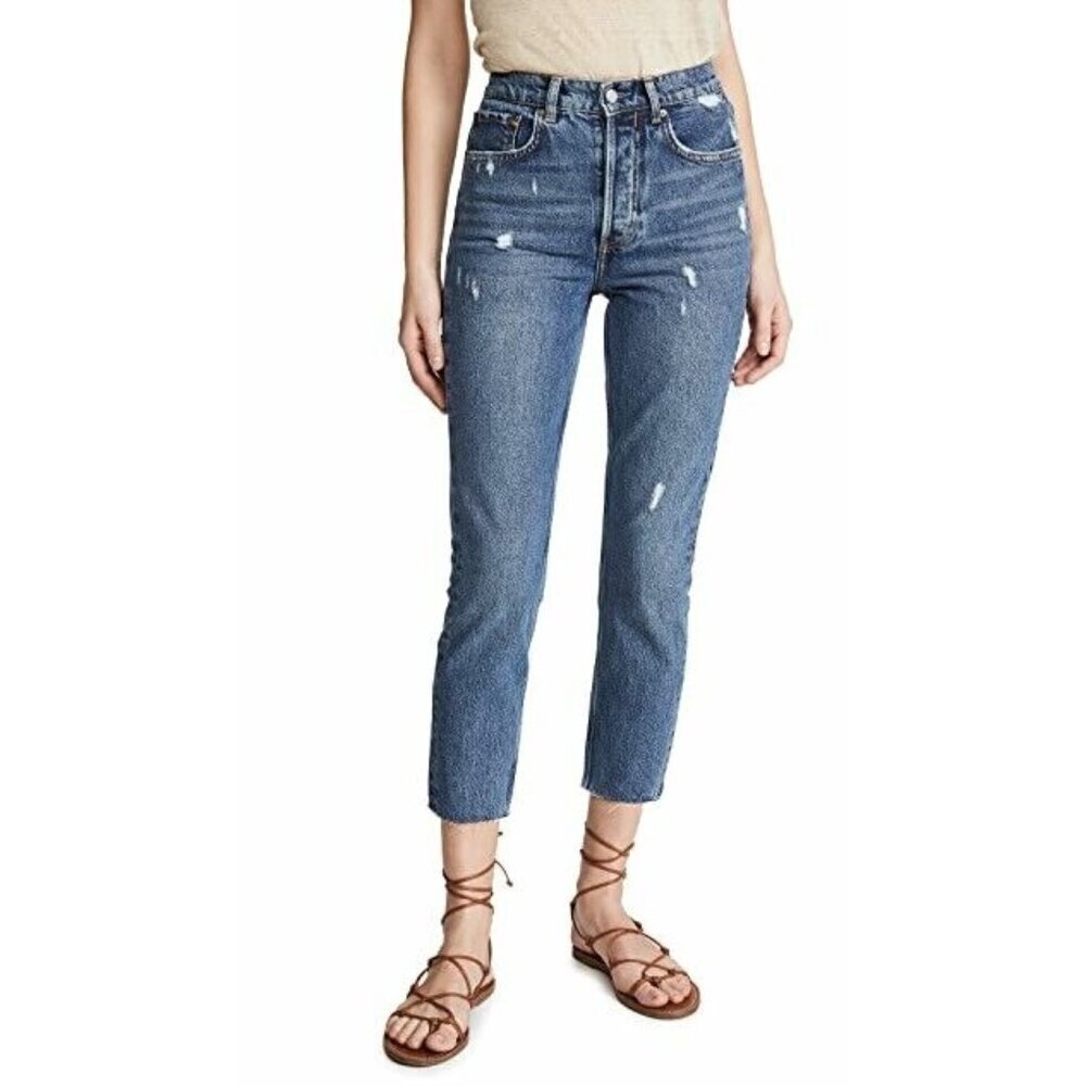 NWT Boyish The Billy High Rise Skinny Jeans Authentic Rigid City Lights XS 2 24